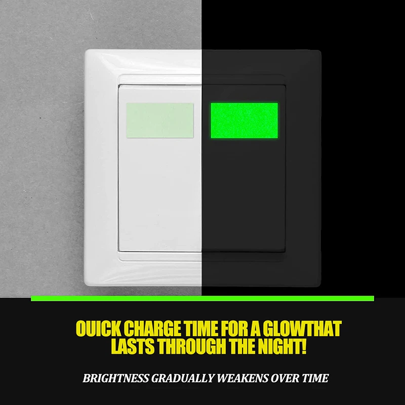 Cinta luminosa autoadhesiva de 3M/5M, pegatinas brillantes de visión nocturna, decoración del hogar DIY, cintas de seguridad fluorescentes de advertencia para fiesta - Image 4