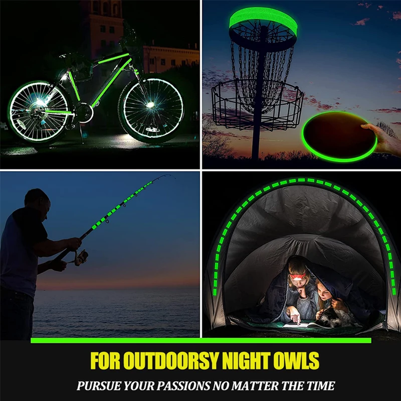 Cinta luminosa autoadhesiva de 3M/5M, pegatinas brillantes de visión nocturna, decoración del hogar DIY, cintas de seguridad fluorescentes de advertencia para fiesta - Image 6
