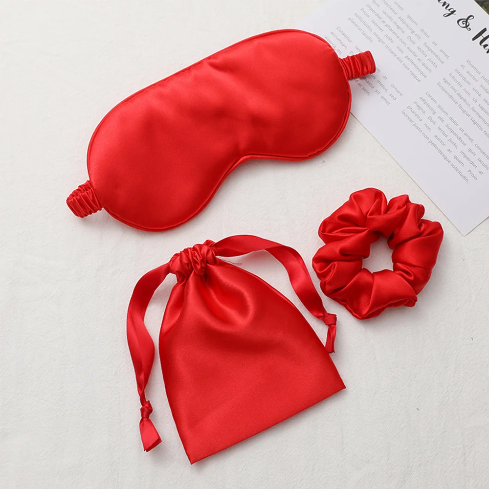 Máscara de Ojos de seda para dormir para mujer y hombre, siesta de viaje, ayuda a dormir mejor, parches suaves y cómodos a prueba de luz - Image 10