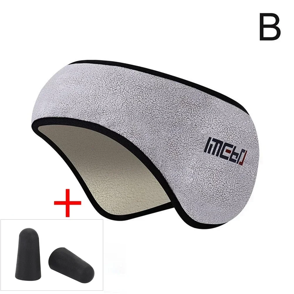 Orejera para dormir, máscara para dormir de felpa, cubierta para ojos, cálida, relajante, de felpa, con los ojos vendados, algodón - Image 10