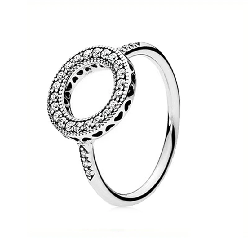 Nuevo superventas, anillo clásico de corazón de Disney compatible con Pandora, abalorio de lujo ligero, regalo de joyería de moda brillante - Image 32