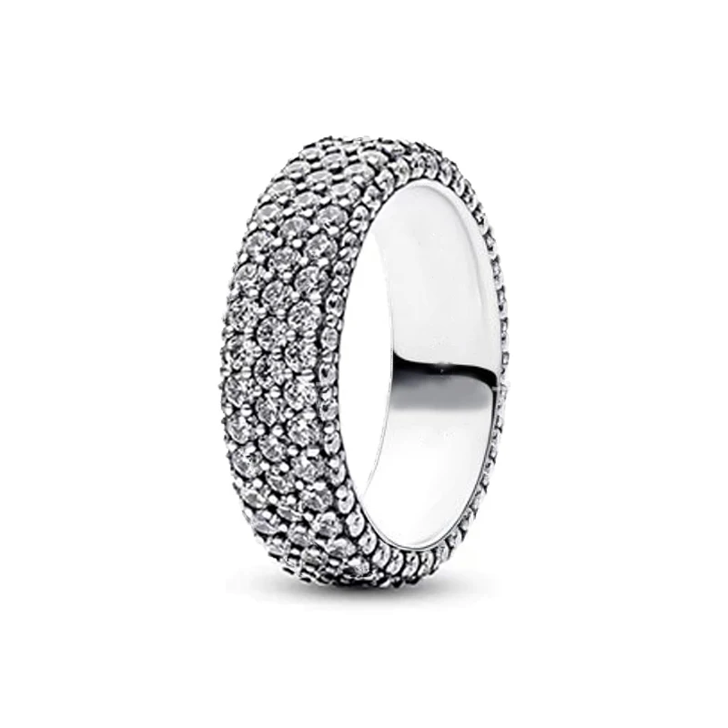 Nuevo superventas, anillo clásico de corazón de Disney compatible con Pandora, abalorio de lujo ligero, regalo de joyería de moda brillante - Image 18