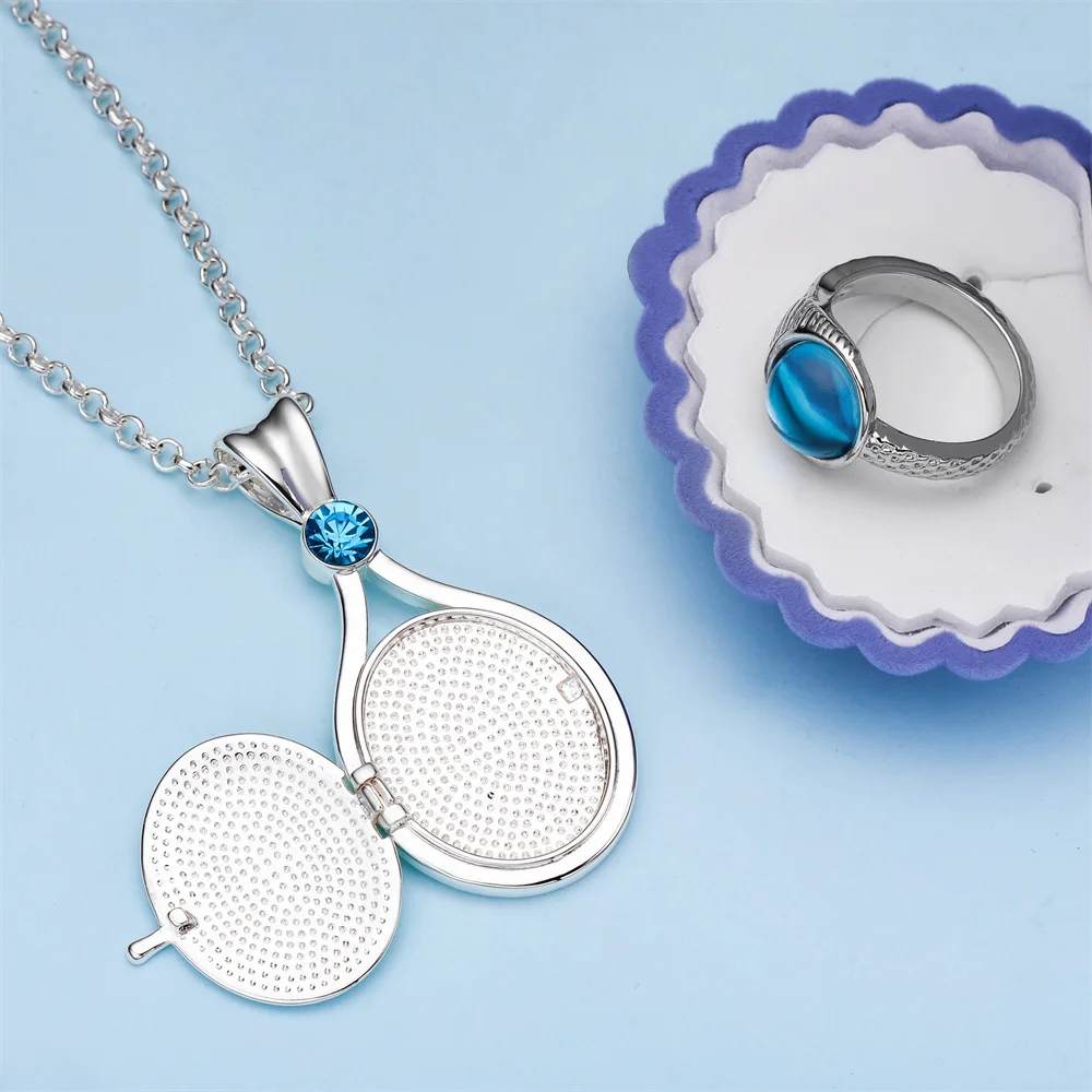 Anillo de sirena Mako de Drama de Tv clásico, joyería de cristal con incrustaciones de lujo Retro para fanáticos de la película de la Isla de los secretos, accesorios para regalo - Image 3