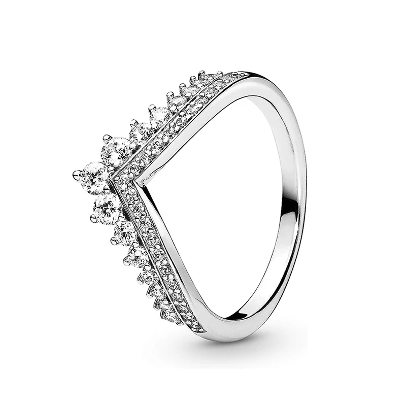 Nuevo superventas, anillo clásico de corazón de Disney compatible con Pandora, abalorio de lujo ligero, regalo de joyería de moda brillante - Image 6