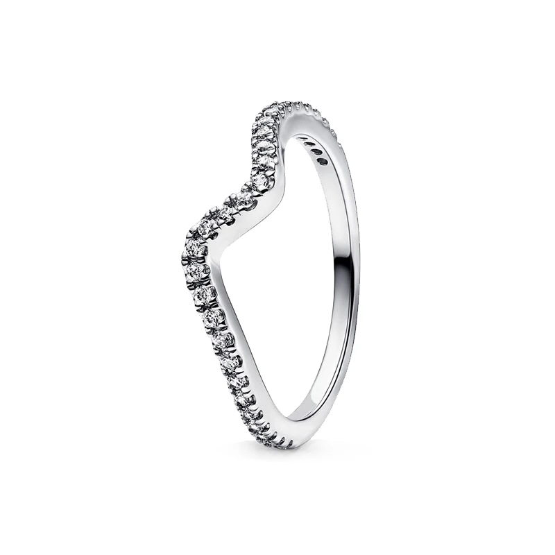 Nuevo superventas, anillo clásico de corazón de Disney compatible con Pandora, abalorio de lujo ligero, regalo de joyería de moda brillante - Image 25
