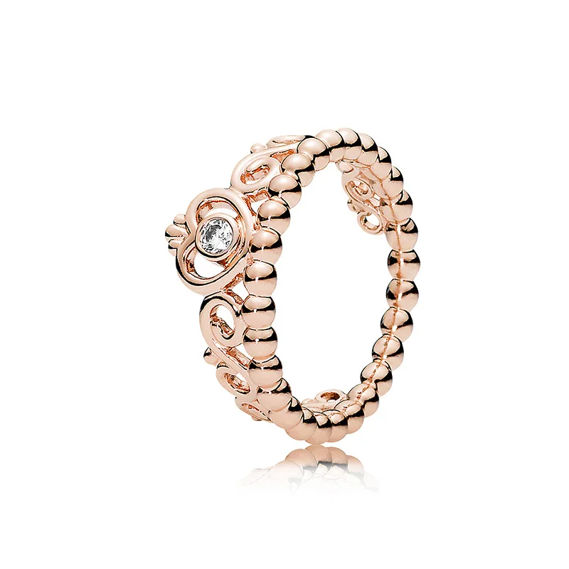 Nuevo superventas, anillo clásico de corazón de Disney compatible con Pandora, abalorio de lujo ligero, regalo de joyería de moda brillante - Image 7