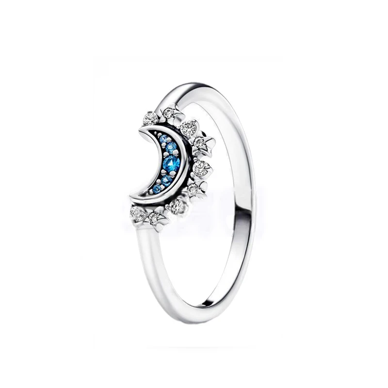 Nuevo superventas, anillo clásico de corazón de Disney compatible con Pandora, abalorio de lujo ligero, regalo de joyería de moda brillante - Image 12
