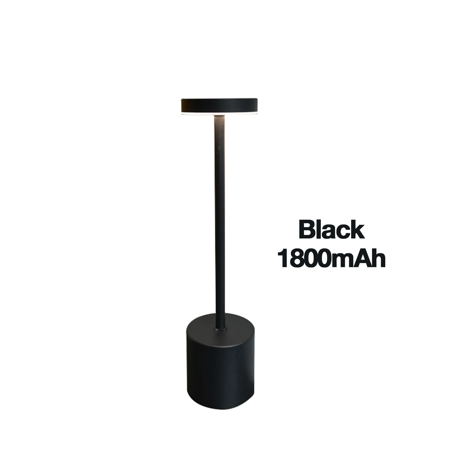 Lámpara LED de mesa con Sensor táctil clásico, luz nocturna recargable, inalámbrica, 3 colores, temperaturas ajustables, estilo moderno - Image 8