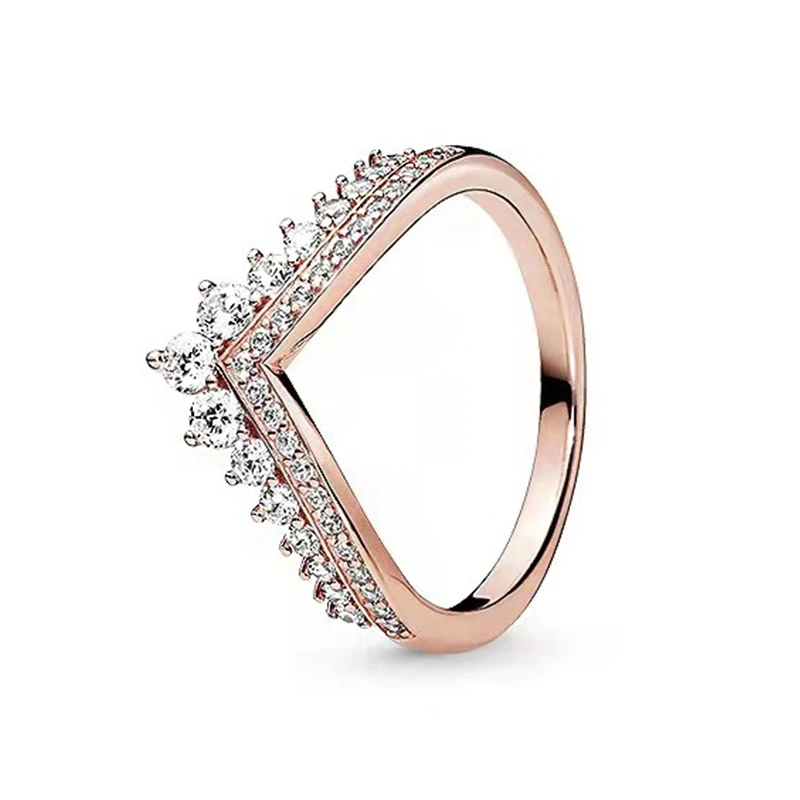 Nuevo superventas, anillo clásico de corazón de Disney compatible con Pandora, abalorio de lujo ligero, regalo de joyería de moda brillante - Image 40