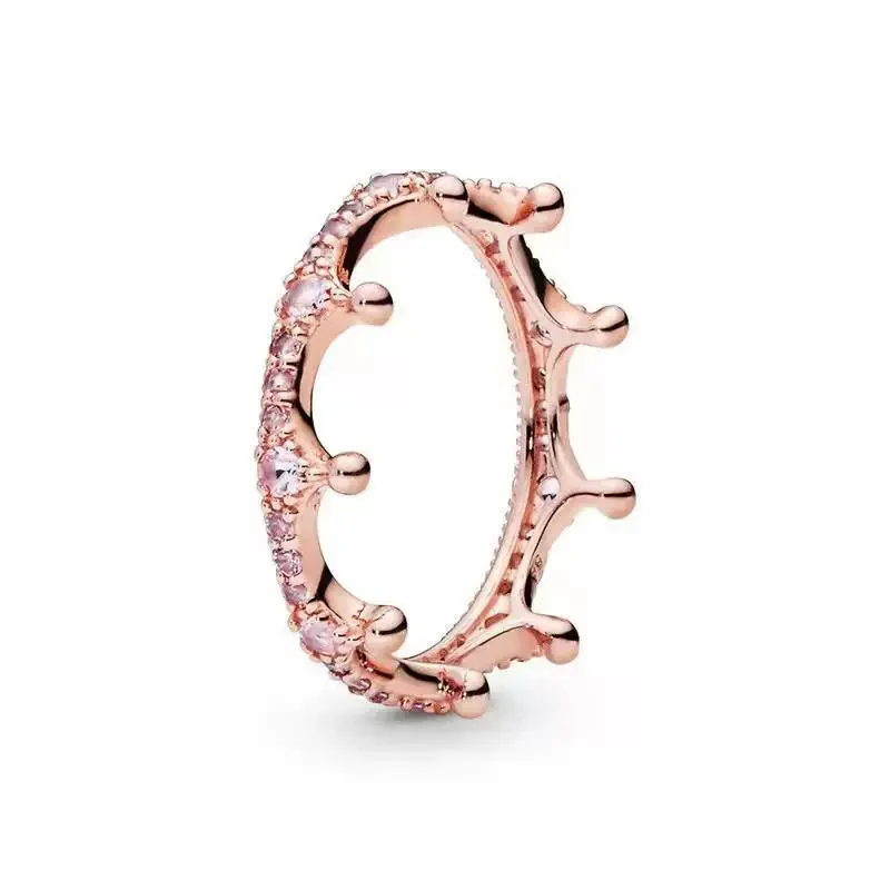 Nuevo superventas, anillo clásico de corazón de Disney compatible con Pandora, abalorio de lujo ligero, regalo de joyería de moda brillante - Image 38