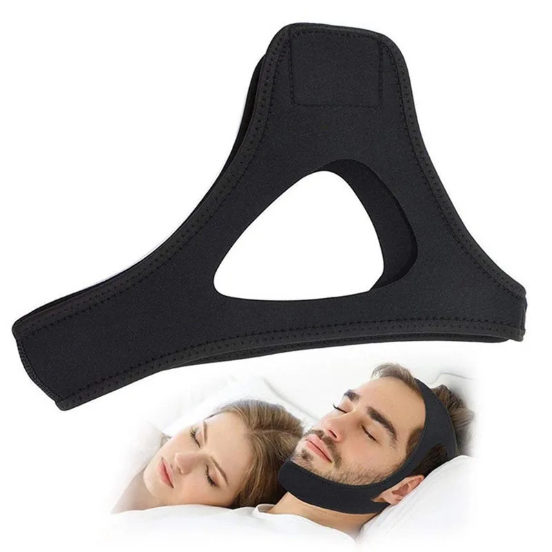Cinturón antironquidos, correa Triangular para la barbilla, protector bucal, regalos para mujeres y hombres, mejor aliento, salud, tapón para ronquidos, vendaje, ayuda para dormir - Image 4