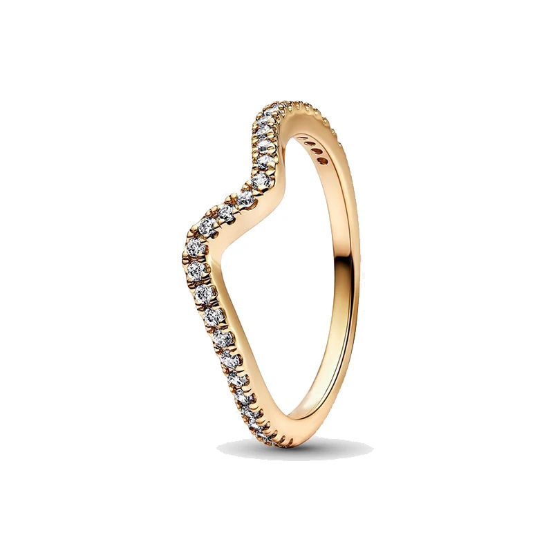 Nuevo superventas, anillo clásico de corazón de Disney compatible con Pandora, abalorio de lujo ligero, regalo de joyería de moda brillante - Image 23