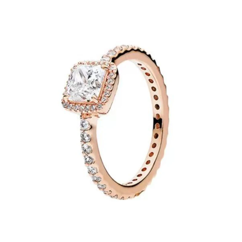 Nuevo superventas, anillo clásico de corazón de Disney compatible con Pandora, abalorio de lujo ligero, regalo de joyería de moda brillante - Image 9