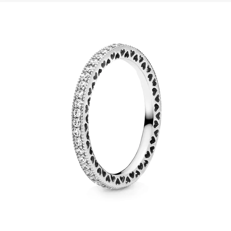 Nuevo superventas, anillo clásico de corazón de Disney compatible con Pandora, abalorio de lujo ligero, regalo de joyería de moda brillante - Image 42