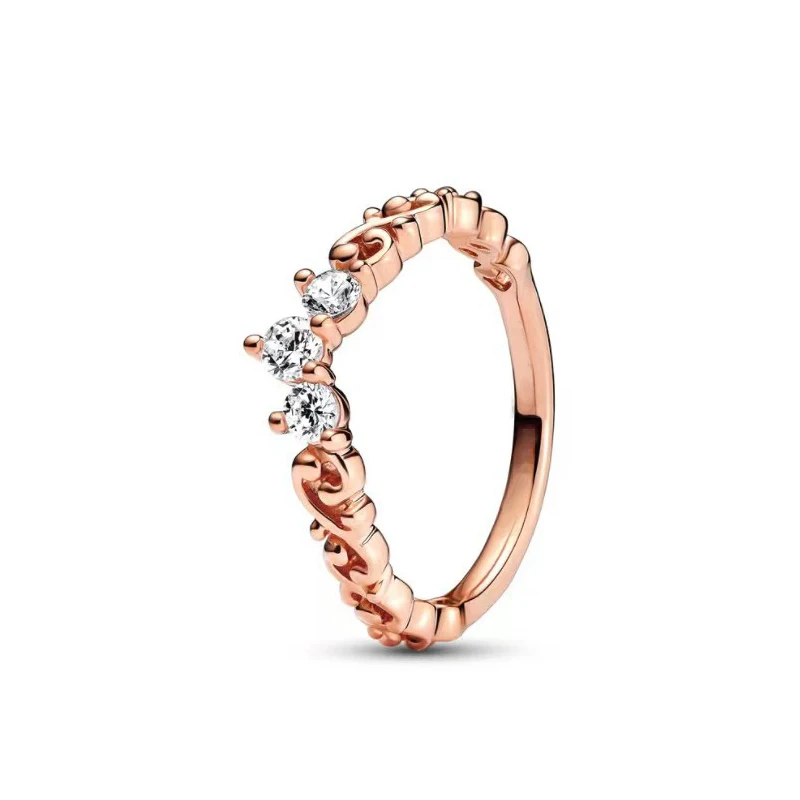 Nuevo superventas, anillo clásico de corazón de Disney compatible con Pandora, abalorio de lujo ligero, regalo de joyería de moda brillante - Image 35