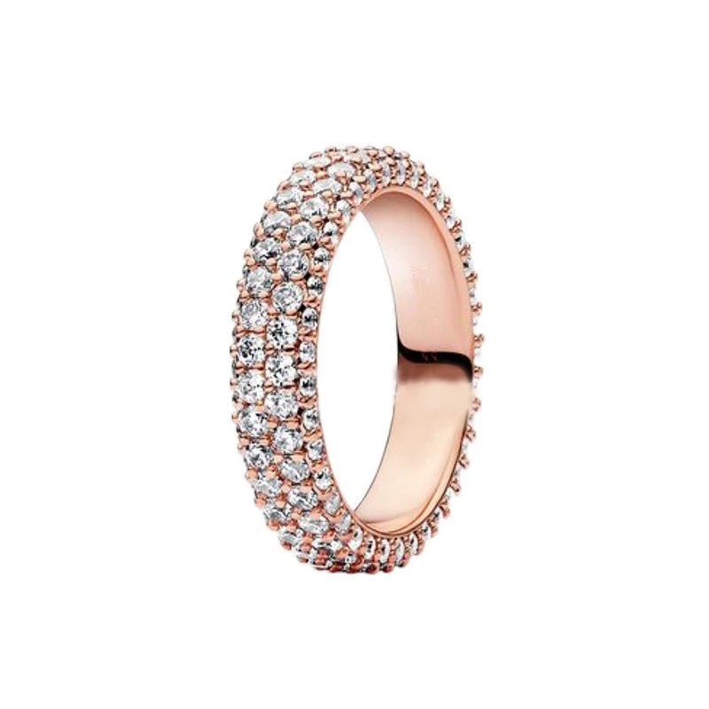 Nuevo superventas, anillo clásico de corazón de Disney compatible con Pandora, abalorio de lujo ligero, regalo de joyería de moda brillante - Image 16