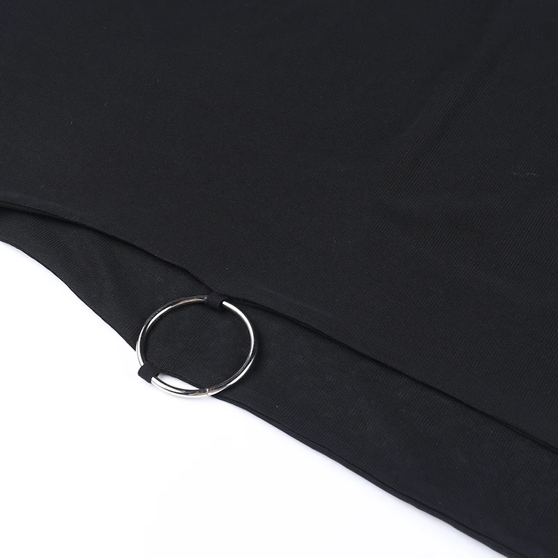 Vestido Halter con cuello Halter y abertura circular, Falda corta para niñas, estilo de vacaciones de verano, europeo y americano - Image 5