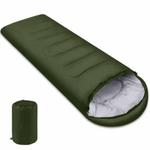 Saco de dormir para acampar, ultraligero, impermeable, sobre cálido para 4 estaciones, sacos de dormir para mochilero, para viajes al aire libre y senderismo