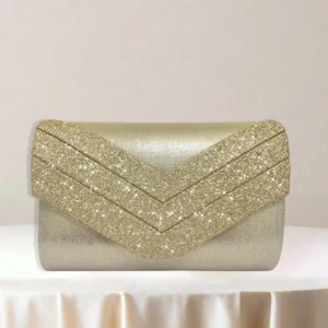 Bolso de noche con cadena de purpurina para niña de fiesta, glamoroso, elegante, exquisito, silencioso, lentejuelas de lujo, decoración brillante