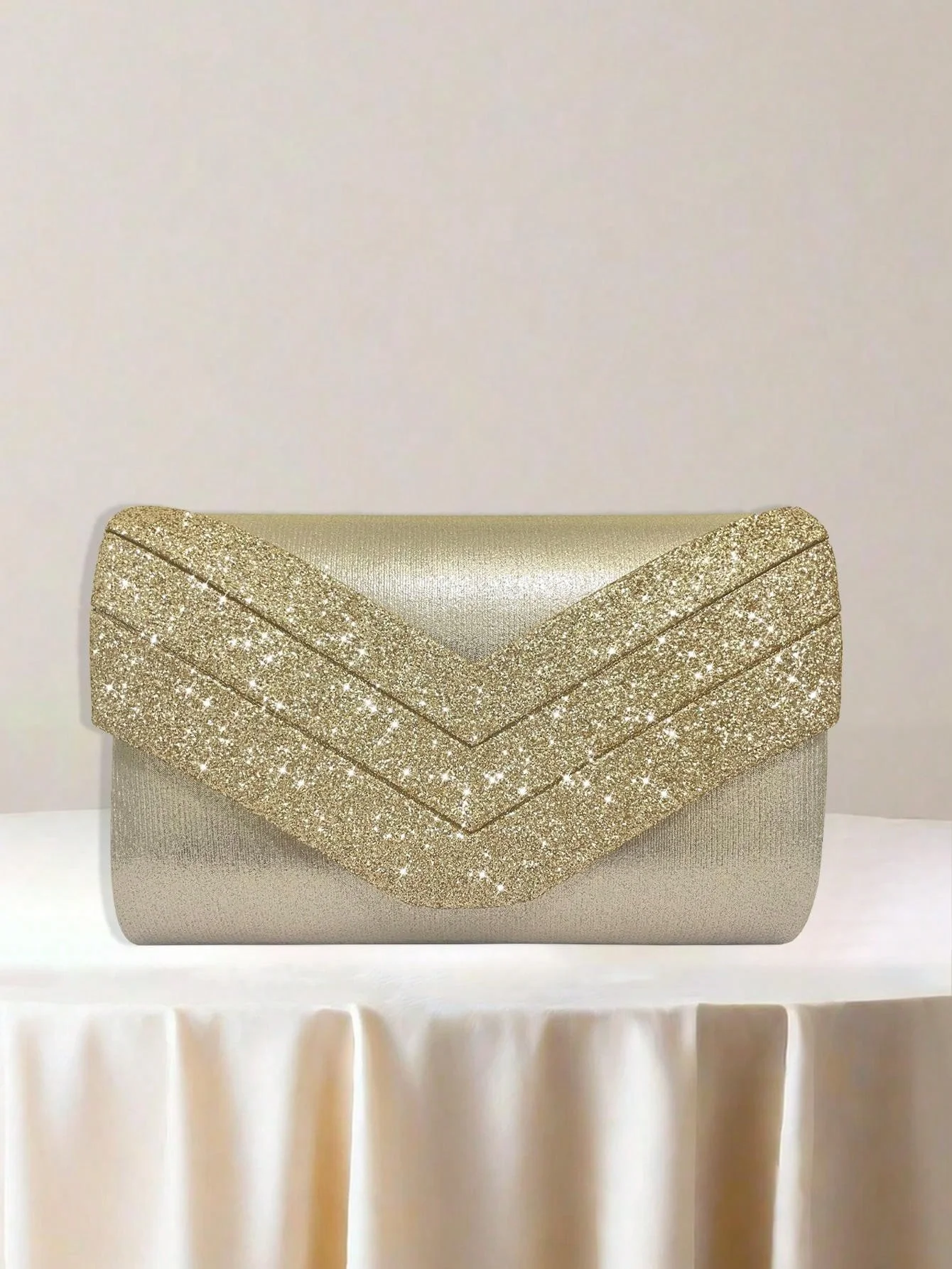 Bolso de noche con cadena de purpurina para niña de fiesta, glamoroso, elegante, exquisito, silencioso, lentejuelas de lujo, decoración brillante