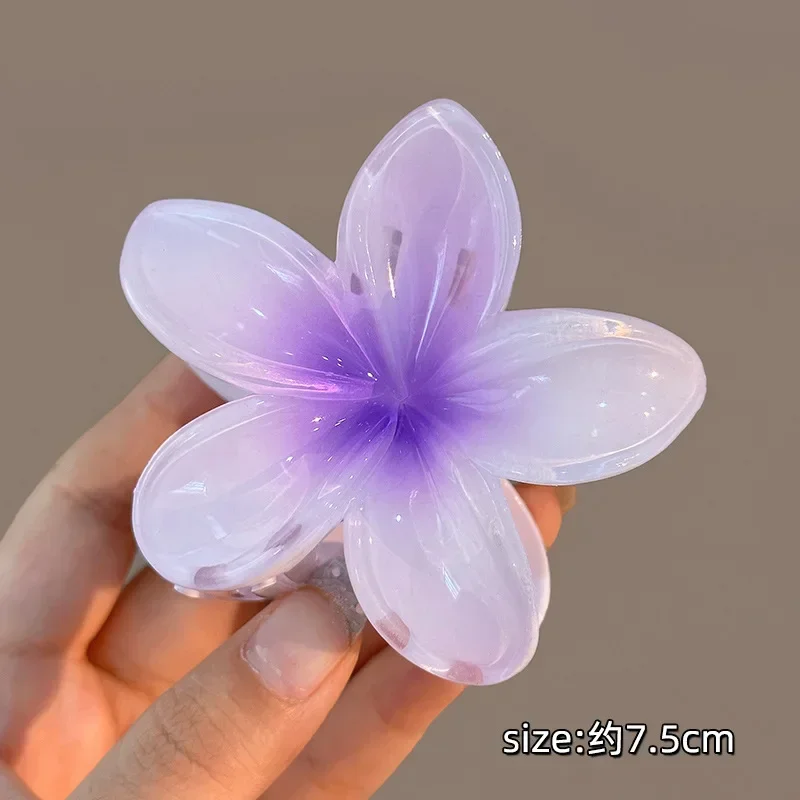 Pinza para el pelo con flor de lirio para mujer, accesorio Floral para el pelo, estilo bohemio, ideal para vacaciones en la playa, regalo - Image 10
