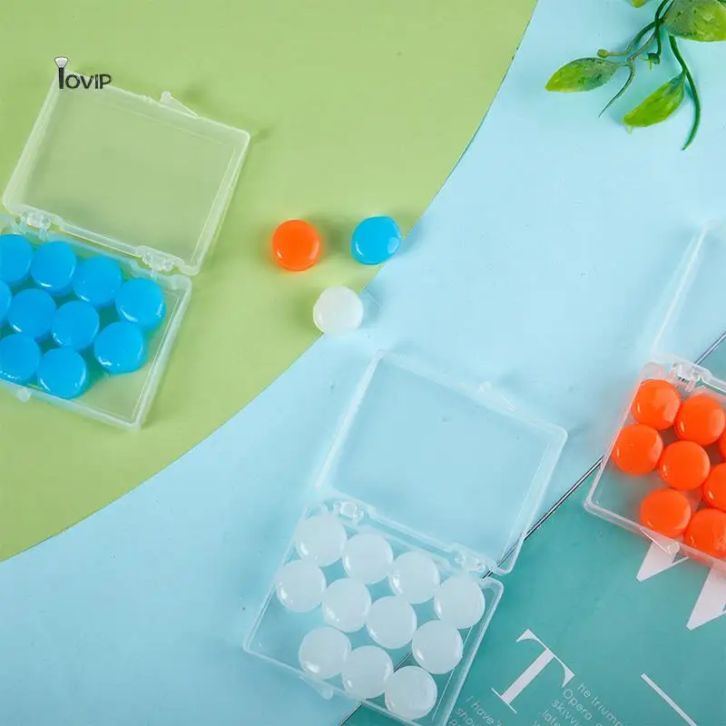 Tapones de silicona reutilizables para los oídos, 12 piezas, cera moldeable para natación, reducción de ruido, cancelación de ruido, protección para dormir - Image 4