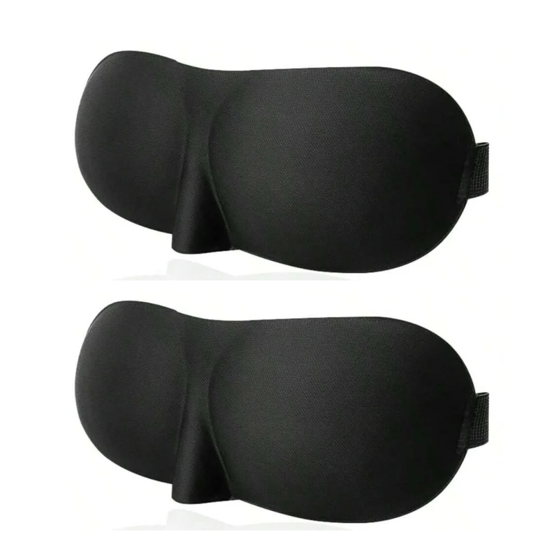 5/1pc máscara de ojos para dormir contorneada 3D 100% máscara de ojos con bloqueo de luz Material ultrasuave respetuoso con la piel cubierta de ojos transpirable regalo de fiesta - Image 8