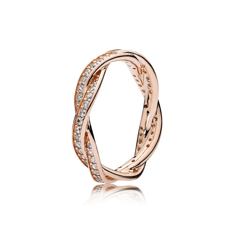 Nuevo superventas, anillo clásico de corazón de Disney compatible con Pandora, abalorio de lujo ligero, regalo de joyería de moda brillante - Image 13