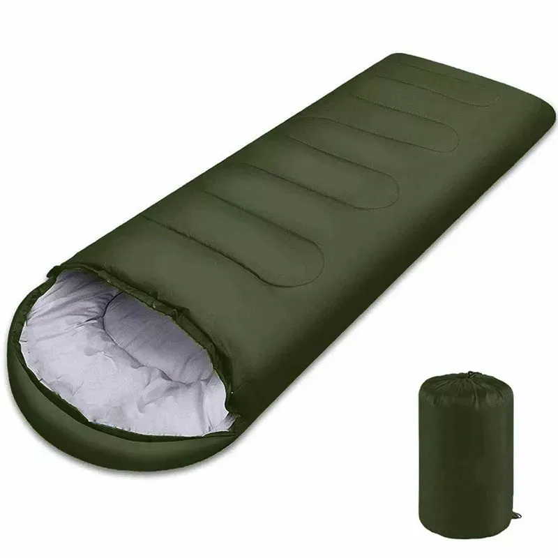 Saco de dormir para acampar, ultraligero, impermeable, sobre cálido para 4 estaciones, sacos de dormir para mochilero, para viajes al aire libre y senderismo - Image 9