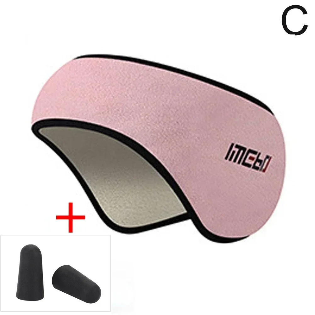 Orejera para dormir, máscara para dormir de felpa, cubierta para ojos, cálida, relajante, de felpa, con los ojos vendados, algodón - Image 11