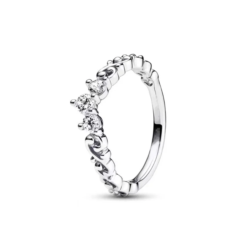 Nuevo superventas, anillo clásico de corazón de Disney compatible con Pandora, abalorio de lujo ligero, regalo de joyería de moda brillante - Image 30