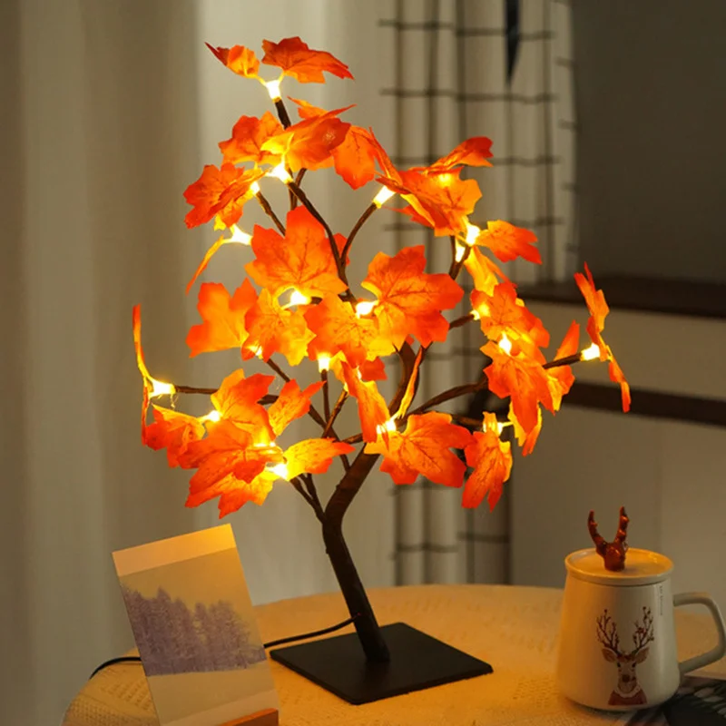 Lámpara LED de mesa con forma de rosa, luces de hadas para árbol de Navidad con USB, luces nocturnas para fiesta en casa, boda, dormitorio, decoración, regalo del día de la madre - Image 9