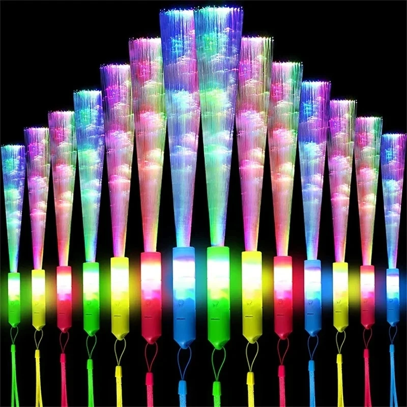 Barra luminosa LED de fibra de colores, juguete de 12/24/48 piezas, accesorios de luz nocturna para fiesta, regalo de cumpleaños y navidad, regalos para fiesta de boda - Image 7