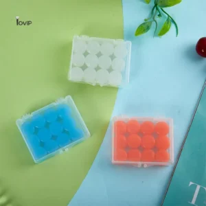 Tapones de silicona reutilizables para los oídos, 12 piezas, cera moldeable para natación, reducción de ruido, cancelación de ruido, protección para dormir